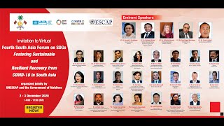 Fourth South Asia Forum on the Sustainable Development Goals, 2 December 2020